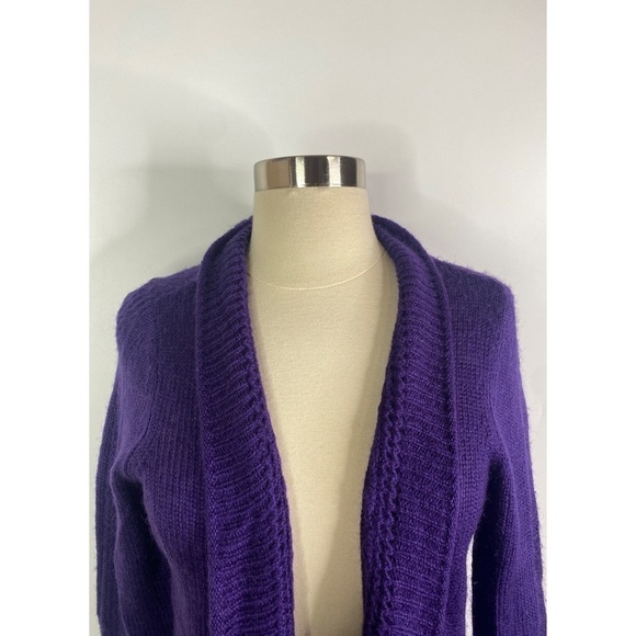 Chicos Acrylic Blend Open Front Cardigan - Picture 3 of 8